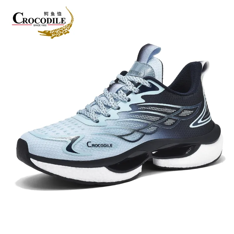 CROCODILE SINCE1952/鳄鱼恤男士网面透气运动跑步轻奢男鞋3317商品图