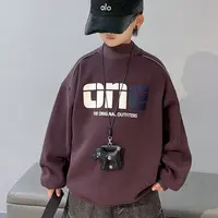 【加绒/不加绒】儿童卫衣印花休闲宽松男童字母常规中大童长袖春秋