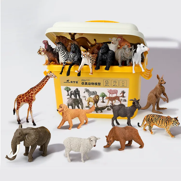 遥控飞机澳梦星仿真动物模型玩具宝宝认知益智男孩农场小动