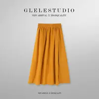 Glele私服「南瓜半裙」人手一件松紧腰围冬季半身长裙