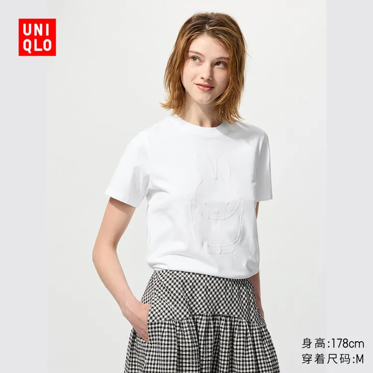 优衣库女装UT miffy印花短袖T恤米菲25春夏新款480655