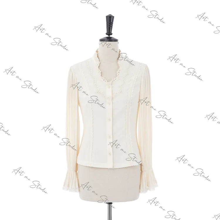 3姐【月下白茶花 衬衫】  S31331C2