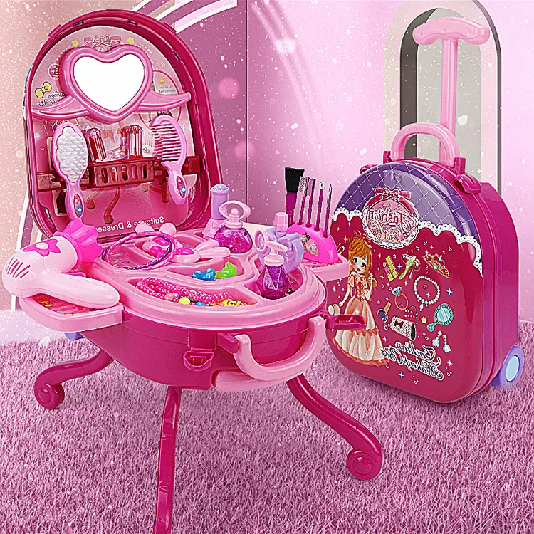 过家家仿真梳妆台公主化妆桌玩具3-6岁小女孩子4女童礼物