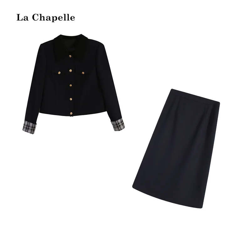 拉夏贝尔Homme/【】藏青色套装LA5ZL111071