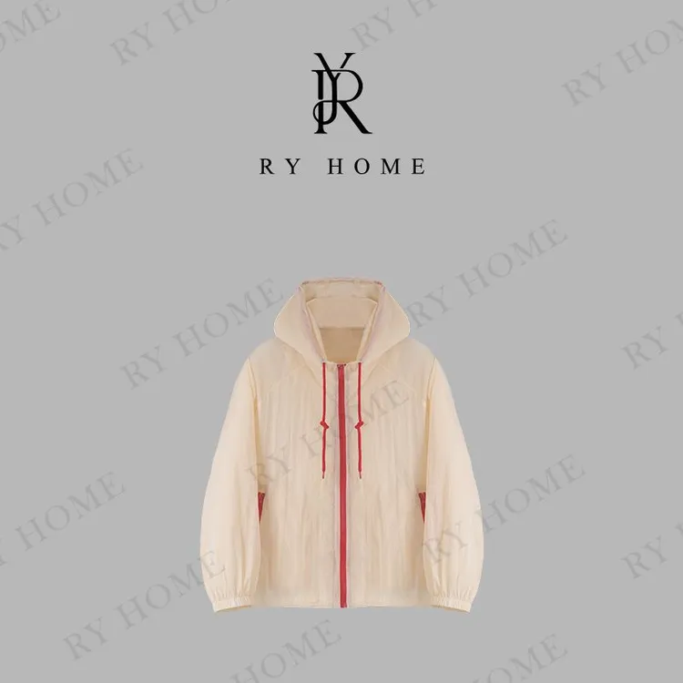 【容雨RYHOME】撞色薄款休闲防晒服外套252W2308