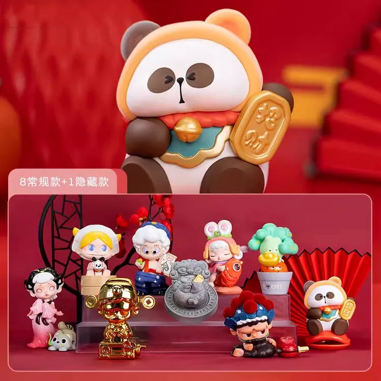 【拆盒不退不h】劳拉ELK耙老师MiKA祈福锦囊系列盲盒潮玩手办