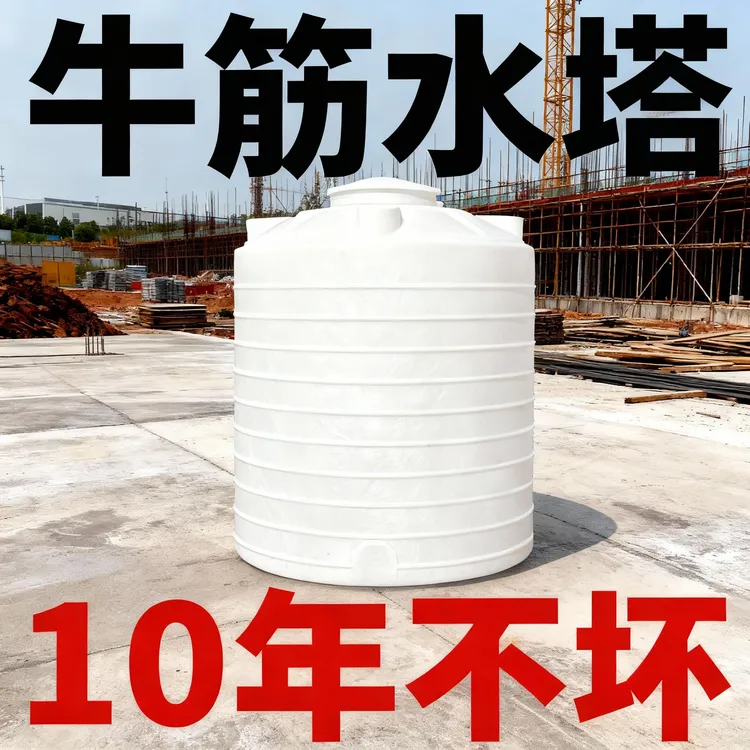 加厚塑料水塔储水罐水箱蓄水桶pe水箱3000升2/5/10吨大容量