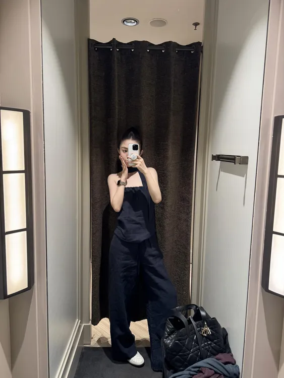 夏季时尚新款韩系慵懒风高级感洋气衣服女显瘦上衣休闲百搭阔腿裤