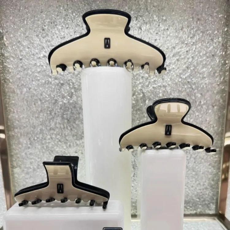 抓夹女亚历山大鲨鱼夹后脑勺高马尾发夹发饰钟楚曦刘亦菲明星同款