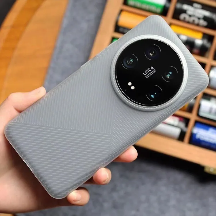 磨砂几何纹理适用小米17ultra手机壳防指纹手汗小米17pro防摔硬壳