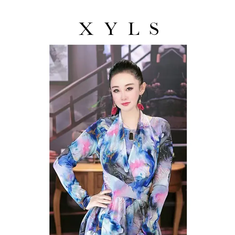 女装弹力网纱连衣裙T007085