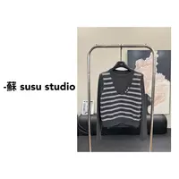 SU 网红针织套头薄款韩版秋季常规款宽松型圆领俩件套  H0788