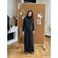 WenWen小个子2025韩系高级秋冬新款懒人穿搭三件套套装4484