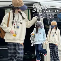 女童加绒卫衣春秋款2025新款儿童洋气时髦上衣秋装大童韩系打底衫