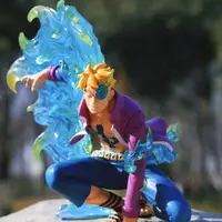 海贼王系列蹲姿马尔科     优质手办模玩摆件