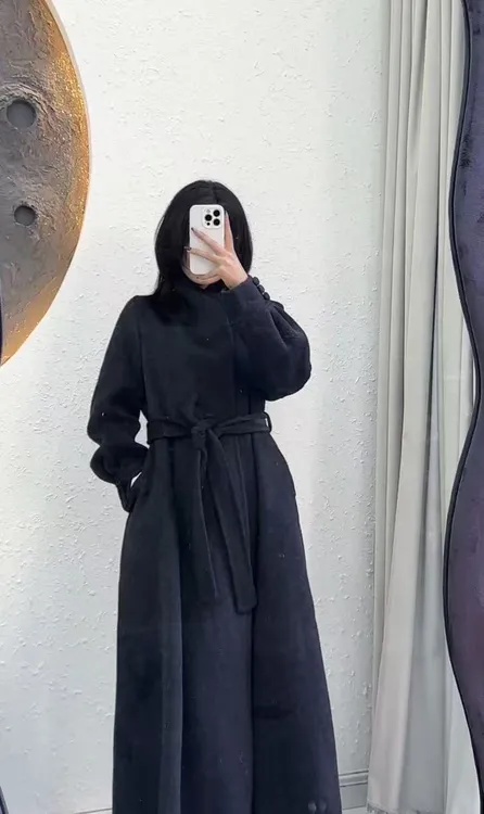 MADANY新款收腰大衣