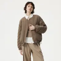 坦博尔秋季短款女圆领羽绒服TBF330272D