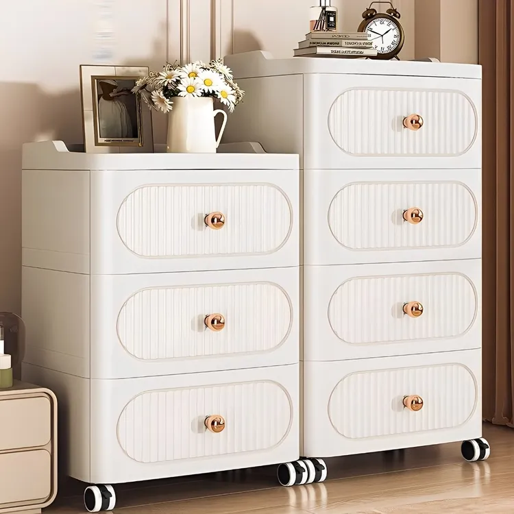 抽屉式收纳柜加大加宽整理储物柜加深加厚床头置物柜客厅卧室宿舍