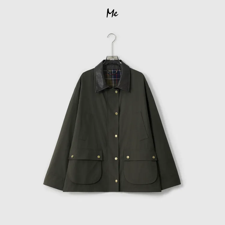 ME【怀旧巴恩夹克】重工奢牌感时尚百搭宽松一手长外套MESA0754