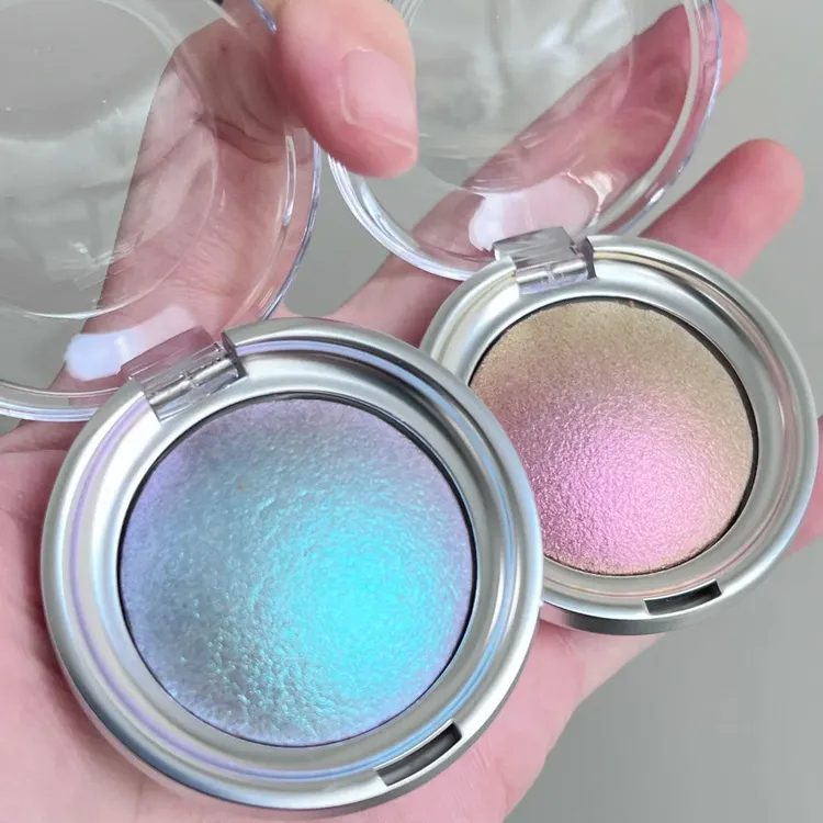 掌管华丽之神!变色龙单色眼影高光爆闪珠光提亮眼部消肿小烟熏妆
