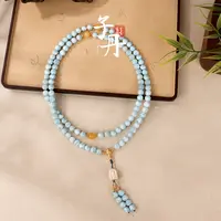 【蜜棠二店】海纹石108项链(多样性发)C4-419
