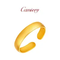 CAMIERY 时尚轻奢轮胎素圈开口手镯
