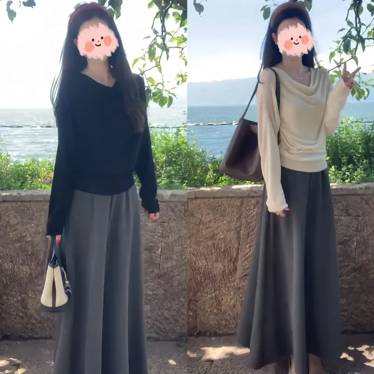 早秋穿搭时尚套装小个子高级感两件套2025秋季新款松弛感韩系女装