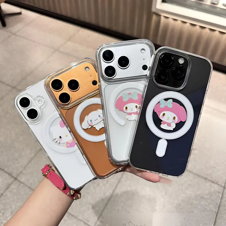 三丽鸥凯蒂猫美乐蒂适用iPhone17/15/14/13promax手机壳12/11防摔
