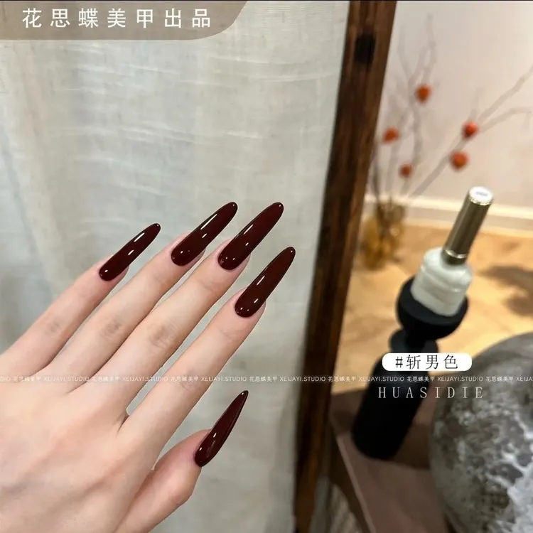 小颖美甲-牛奶瓶15ml 斩男色 (单色)纯色胶甲油胶大容量高档