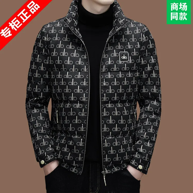 意大利专柜正品男士羽绒服外套青年立领男士羽绒服最新款2025爆款
