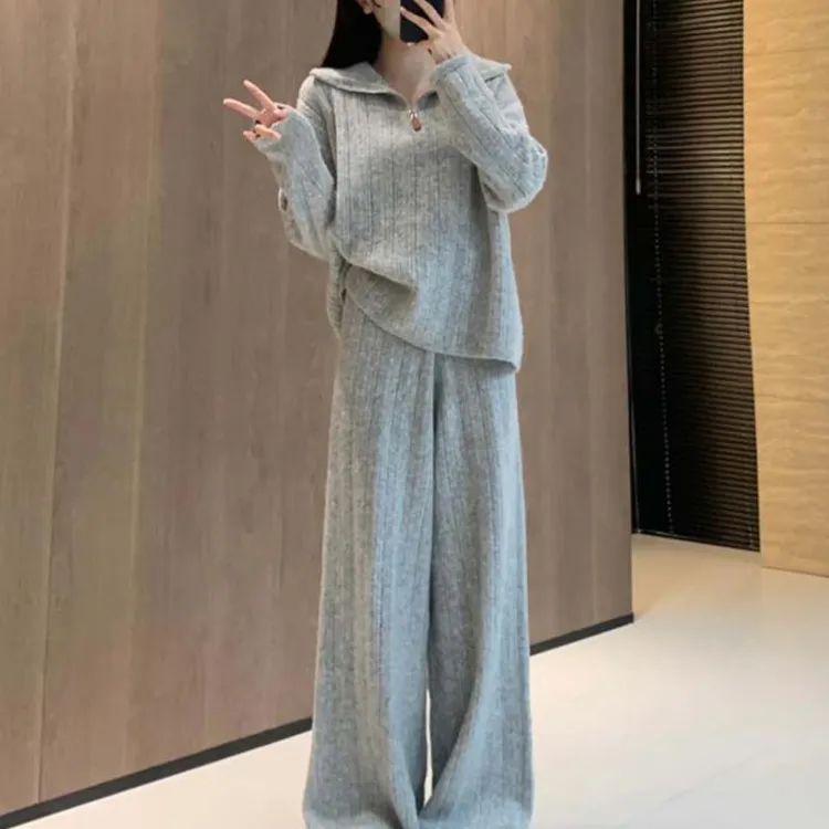 洋气休闲套装爆款2025春秋冬新款过年战袍女装一整套氛围感衣服潮