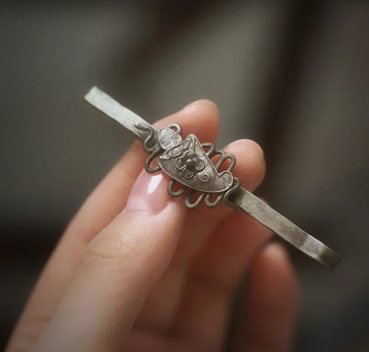 青朱｜老物件银饰专拍发卡