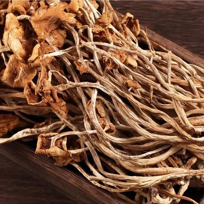 新货不开伞茶树菇干货可煲汤炒肉的农家食用菌
