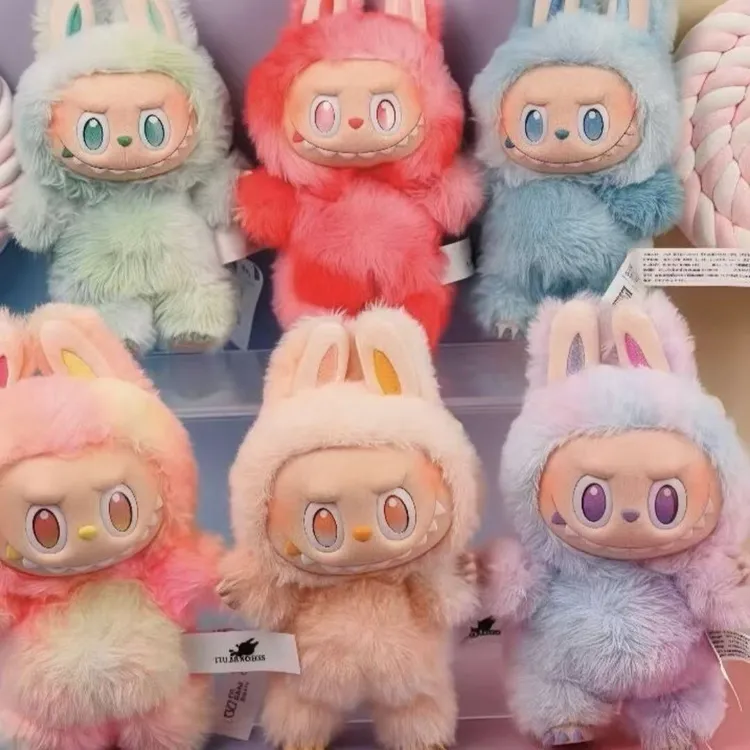 挂件泡泡盲盒可爱娃娃毛绒公仔款马特LABU.BU搪胶三代拉布玛特