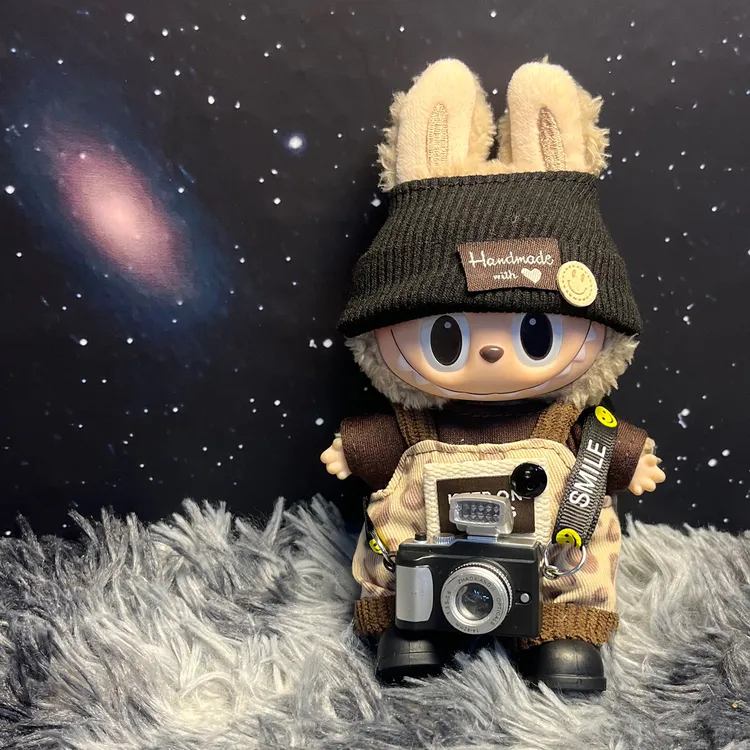 labubu娃衣拉布布衣服适用一二三代17cm娃衣搪胶娃娃挂件服饰套装