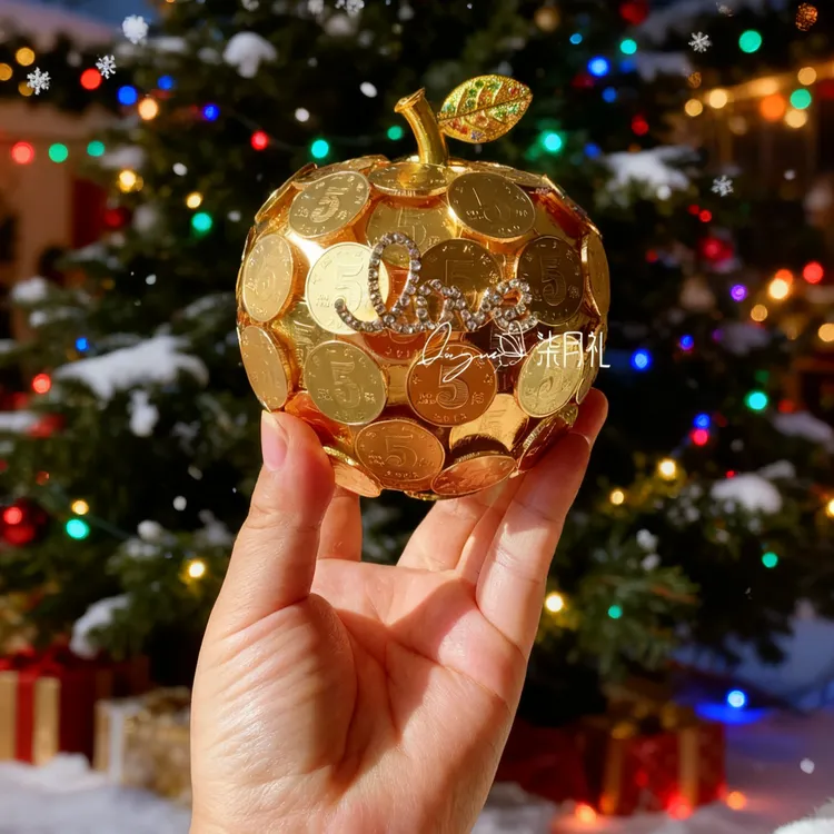 【硬币平安果】金苹果生日圣诞节平安夜送男友女友闺蜜家人伴手礼