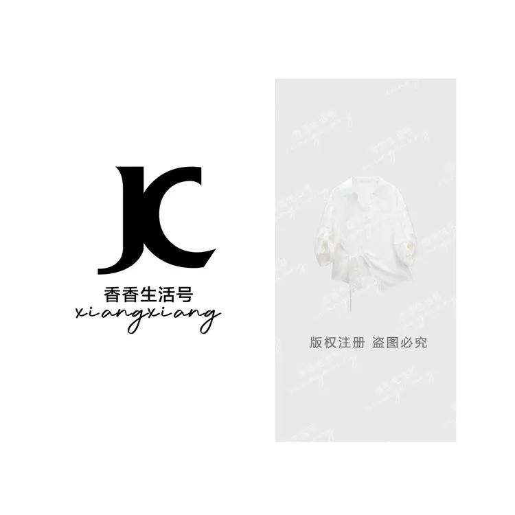 【香香严选】慵懒随性白色系带衬衫泡泡袖设计解锁夏日清新风6308