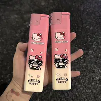 卡通超大号渐变巨无霸三丽鸥kt猫打火机库洛米财神爷发财新年礼物