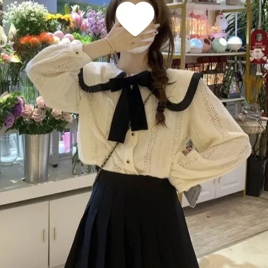 靓丽潮流~甜美2025新款套装裙女秋冬两件套jk制服学院风小香风
