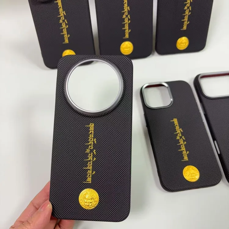 唐卡全包黄财神手机壳保护套硬壳防摔保护壳华为mate80系列手机壳