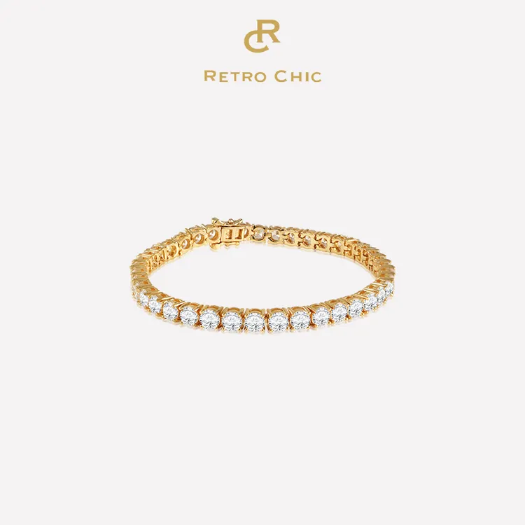 铜合金手链 RC RETRO CHIC 意大利复古时尚首饰 黄昏网球手链