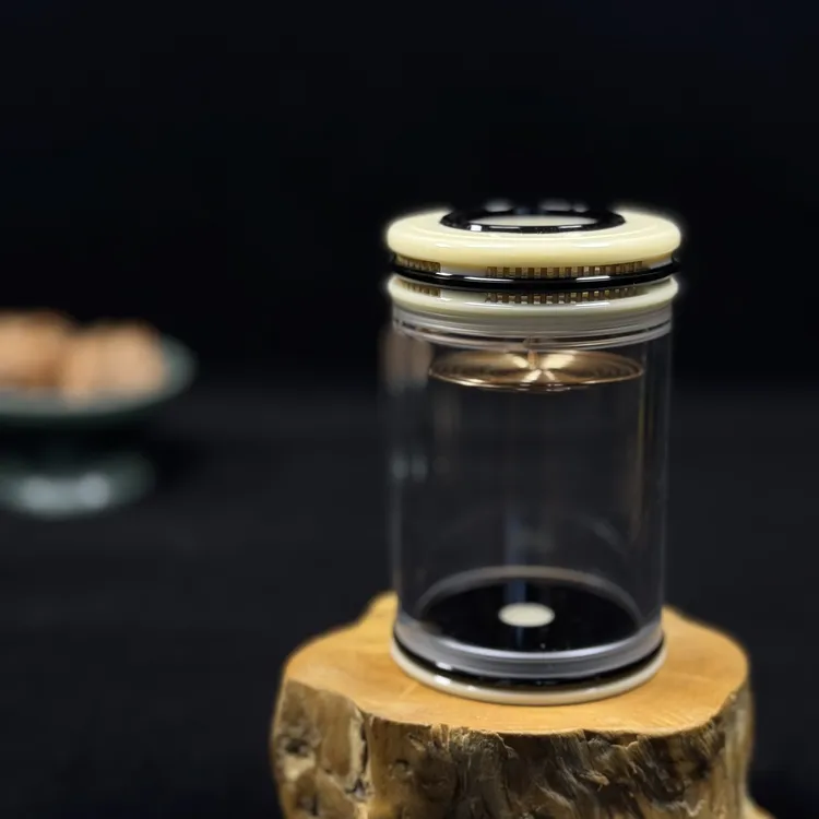 大剑严选正品天津谭熊猫色双竹窗独眼蝈蝈罐蝈蝈叫罐鸣虫玻璃