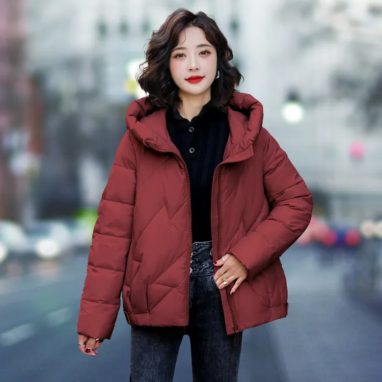 棉衣女短款冬季大码加厚宽松保暖棉服韩版外套妈妈冬装外套公198