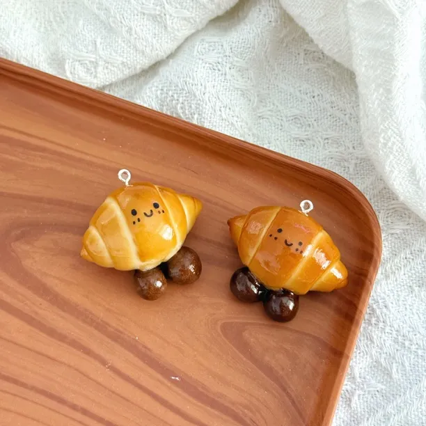 【碱水挂件】面包控必备真面包包饰项链车挂冰箱贴发卡小挂件可爱