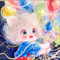 新疆长绒棉，彩绘男孩60*60大格十字绣（精准印花）