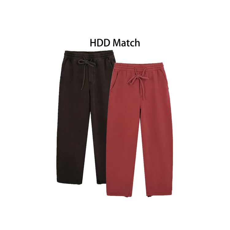 HDD- "卫裤列表" 棉 秋冬女款松紧垂感舒适休闲卫裤 Y9481
