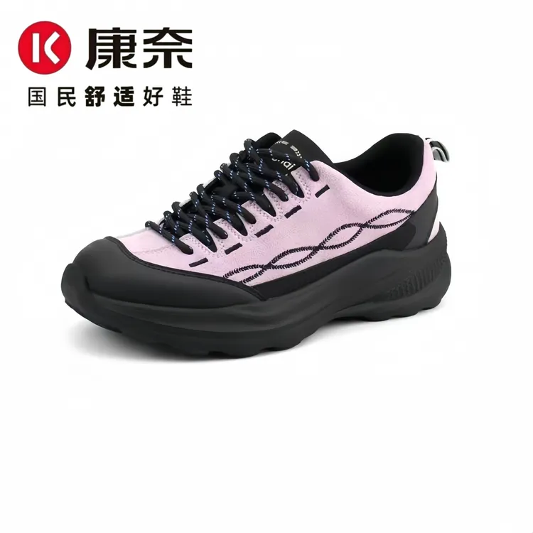 Kangnai/康奈秋季新款深口交叉绑带单鞋百搭时尚休闲鞋56149