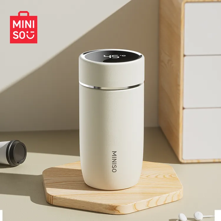  名创优品保温杯女士316不锈钢泡茶杯25新款便携车载商务水杯子男