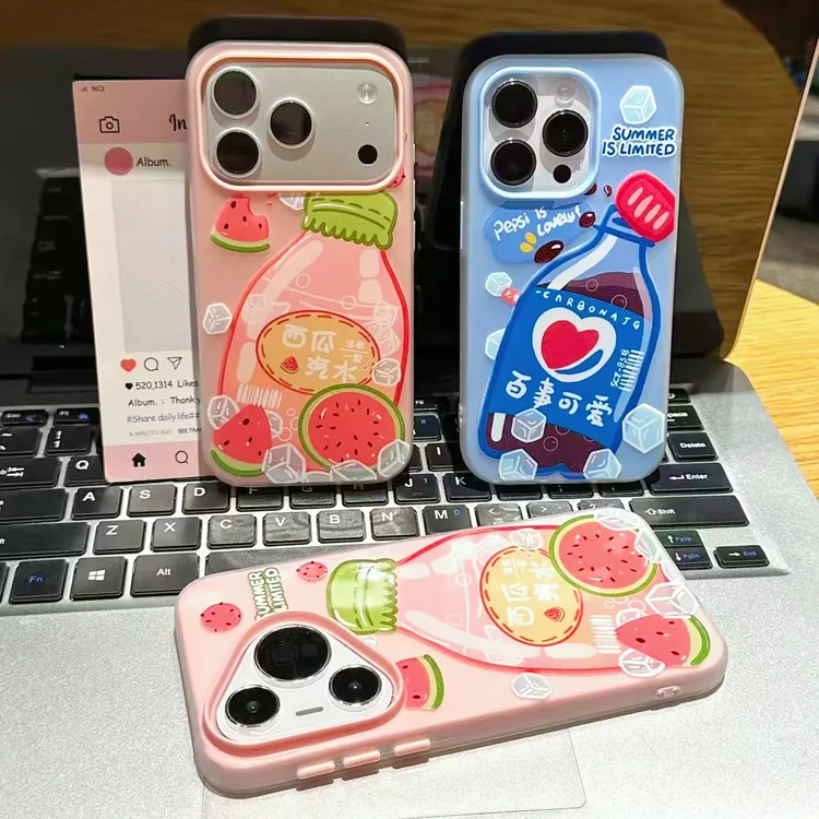 奥菲顿百事可爱冰饮适用苹果手机壳适用华为适用小米适用vivopp套
