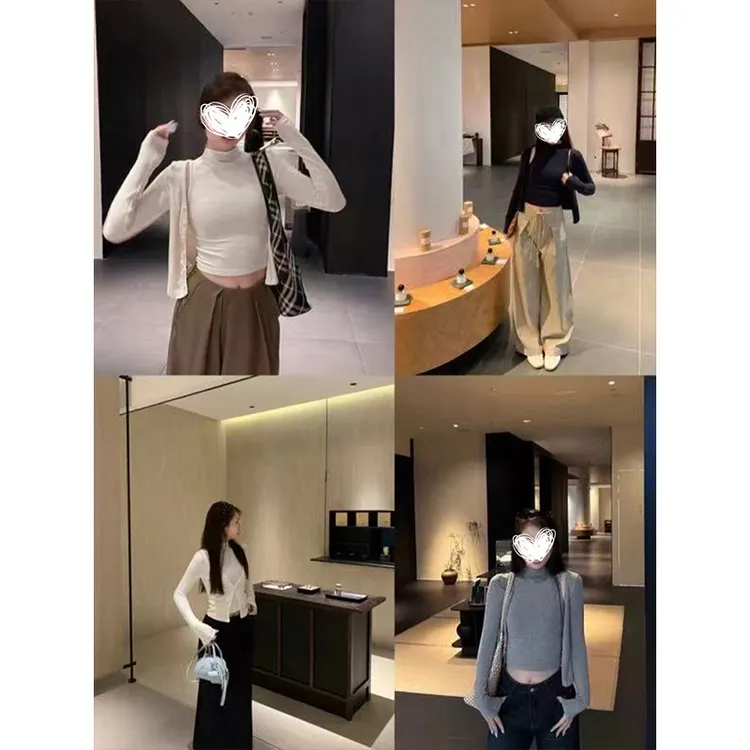 Moses Queen/魔西女王显瘦两件套修身开衫+背心高级气质感上衣